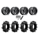 Assassinator Mud Tires 28x10-14 on Fuel Anza D557 Wheels