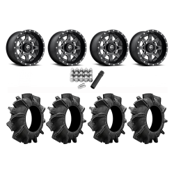 Assassinator Mud Tires 28x10-14 on Fuel Maverick D538 Wheels