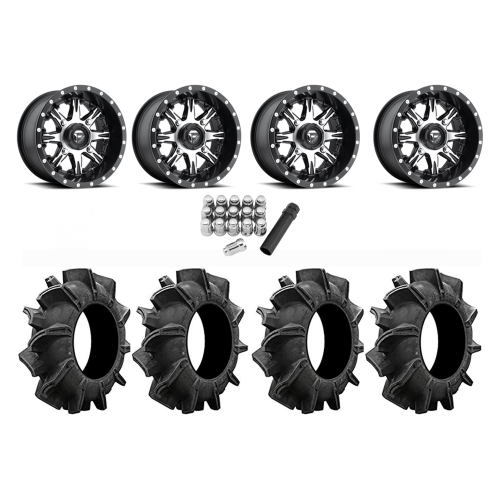 Assassinator Mud Tires 28x10-14 on Fuel Nutz D541 Wheels