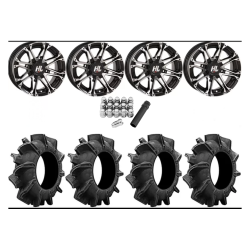 Assassinator Mud Tires 28x8-14 on HL3 Machined Wheels