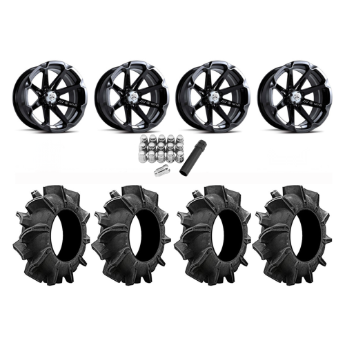 Assassinator Mud Tires 28x10-14 on MSA M12 Diesel Wheels