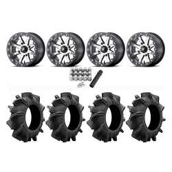 Assassinator Mud Tires 28x8-14 on MSA M21 Lok Beadlock Wheels