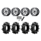 Assassinator Mud Tires 32x8-14 on MSA M21 Lok Beadlock Wheels