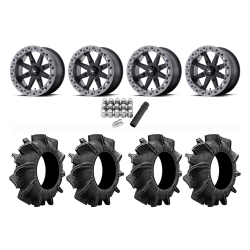 Assassinator Mud Tires 29.5x8-14 on MSA M31 Lok2 Beadlock Wheels