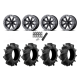 Assassinator Mud Tires 29.5x8-14 on MSA M31 Lok2 Beadlock Wheels