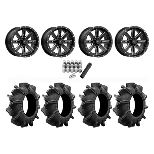Assassinator Mud Tires 28x10-14 on MSA M41 Boxer Wheels