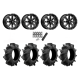 Assassinator Mud Tires 28x10-14 on MSA M41 Boxer Wheels