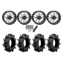 Assassinator Mud Tires 28x10-14 on ST-3 Machined Wheels