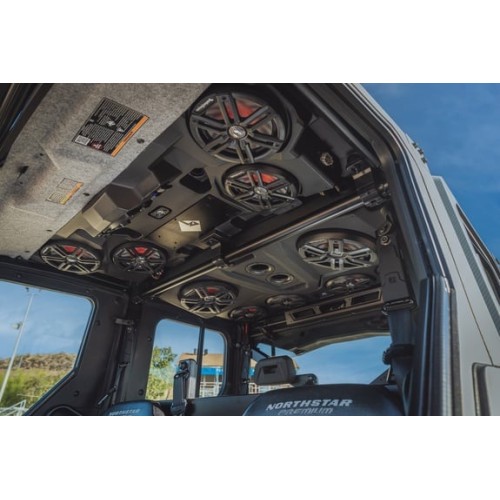 Polaris Ranger Full Size 4-Door - Rockford Fosgate Front Audio Roof