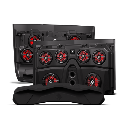 Polaris Ranger Full Size 4-Door - Rockford Fosgate Front Audio Roof