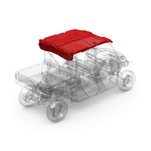 Polaris Ranger Full Size 4-Door - Rockford Fosgate Front Audio Roof