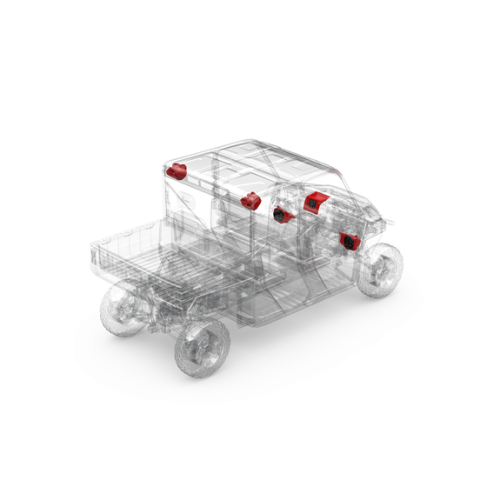 Polaris Ranger Full Size 2018-2022 Rockford Fosgate Stage-2 All-In-One Audio System