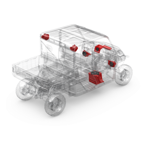 Polaris Ranger Full Size 2018-2022 Rockford Fosgate Stage-6 All-In-One Audio System