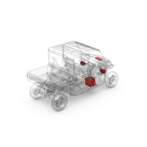 Polaris Ranger Full Size 2018-2022 w/ Ride Command Rockford Fosgate Stage-5 Audio System