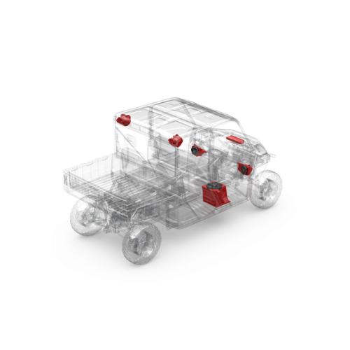 Polaris Ranger Full Size 2018-2022 w/ Ride Command Rockford Fosgate Stage-6 Audio System