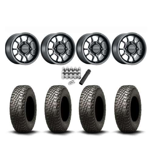 BFGoodrich Mud-Terrain KM3 32x10-14 Tires on Method 409 Matte Black Wheels