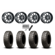BFGoodrich Mud-Terrain KM3 32x10-14 Tires on Method 409 Matte Black Wheels