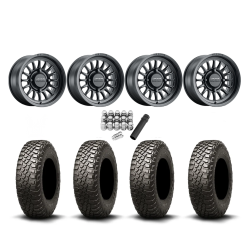 BFGoodrich Mud-Terrain KM3 32x10-14 Tires on Method 411 Matte Black Wheels