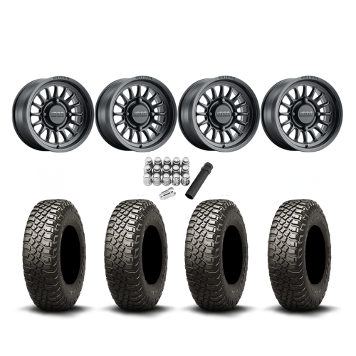 BFGoodrich Mud-Terrain KM3 32x10-14 Tires on Method 411 Matte Black Wheels