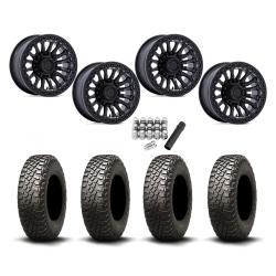 BFGoodrich Mud-Terrain KM3 30x10-15 (8ply) Radial Tires on Fuel Rincon Blackout Beadlock Wheels