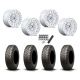 BFGoodrich Mud-Terrain KM3 32x10-15 Tires on Fuel Rincon Machined Beadlock Wheels