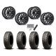 BFGoodrich Mud-Terrain KM3 28x10-14 Tires on Fuel Vector Matte Black Wheels