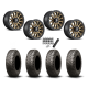 BFGoodrich Mud-Terrain KM3 30x10-15 (8ply) Radial Tires on Fuel Vector Matte Bronze Wheels