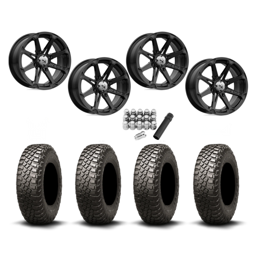 BFGoodrich Mud-Terrain KM3 28x10-14 Tires on MSA M12 Diesel Wheels