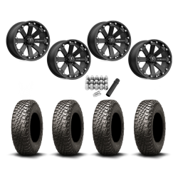 BFGoodrich Mud-Terrain KM3 28x10-14 Tires on MSA M20 Kore Wheels