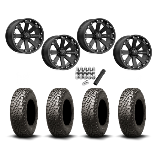 BFGoodrich Mud-Terrain KM3 28x10-14 Tires on MSA M20 Kore Wheels