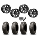 BFGoodrich Mud-Terrain KM3 28x10-14 Tires on MSA M20 Kore Wheels