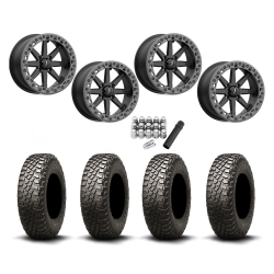 BFGoodrich Mud-Terrain KM3 28x10-14 Tires on MSA M31 Lok2 Beadlock Wheels