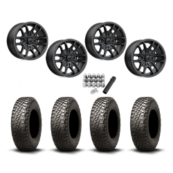 BFGoodrich Mud-Terrain KM3 28x10-14 Tires on MSA M43 Fang Titanium Tint Wheels