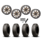 BFGoodrich Mud-Terrain KM3 32x10-14 Tires on SB-4 Bronze Beadlock Wheels
