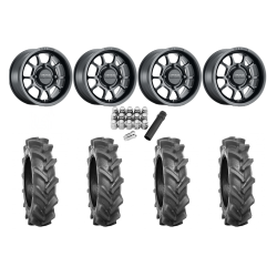 BKT AT 171 28x9-14 Tires on Method 409 Matte Black Wheels
