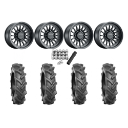 BKT AT 171 28x9-14 Tires on Method 411 Matte Black Wheels