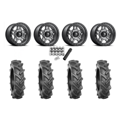 BKT AT 171 28x9-14 Tires on Fuel Anza D558 Wheels