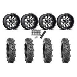 BKT AT 171 28x9-14 Tires on Fuel Nutz D541 Wheels