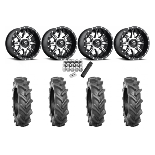 BKT AT 171 30x9-14 Tires on Fuel Nutz D541 Wheels