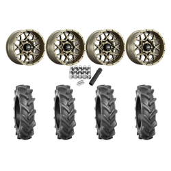 BKT AT 171 30x9-14 Tires on ITP Hurricane Bronze Wheels