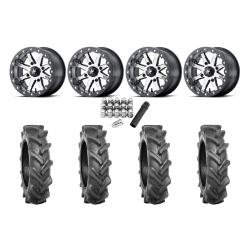 BKT AT 171 28x9-14 Tires on MSA M21 Lok Beadlock Wheels