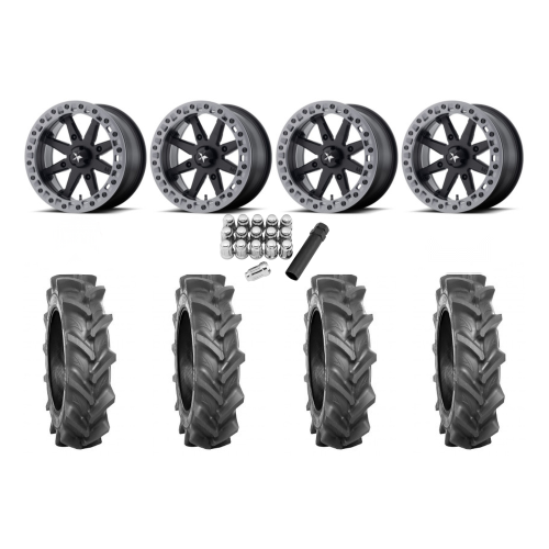 BKT AT 171 28x9-14 Tires on MSA M31 Lok 2 Beadlock Wheels BKT AT 171 28x9-14 Tires on MSA M31 Lok 2 Beadlock Wheels