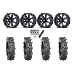 BKT AT 171 28x9-14 Tires on MSA M33 Clutch Wheels