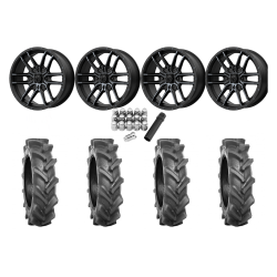 BKT AT 171 28x9-14 Tires on MSA M43 Fang Wheels