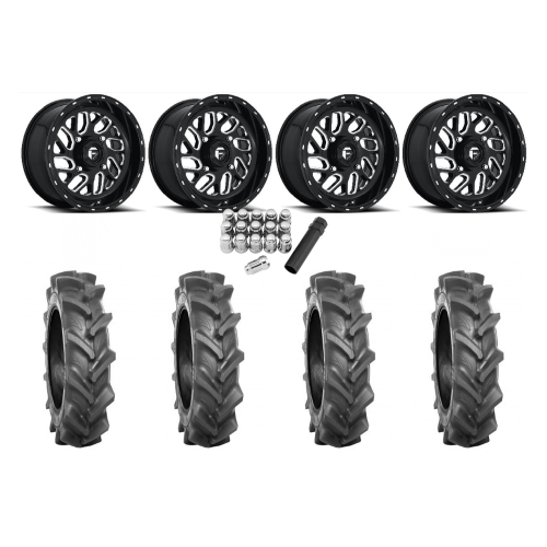 BKT AT 171 31x9-16 Tires on Fuel Triton Wheels BKT AT 171 31x9-16 Tires on Fuel Triton Wheels