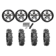BKT AT 171 37x9-22 Tires on Frontline 505 Machined Wheels