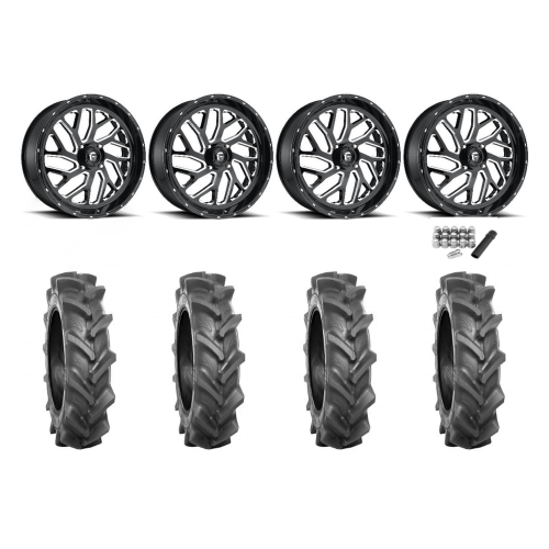 BKT AT 171 33x9-20 Tires on Fuel Triton Wheels BKT AT 171 33x9-20 Tires on Fuel Triton Wheels