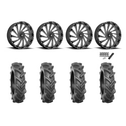 BKT AT 171 33x9-20 Tires on MSA M46 Blade Milled Wheels