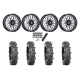 BKT AT 171 38x10-20 Tires on MSA M50 Clubber Machined Wheels