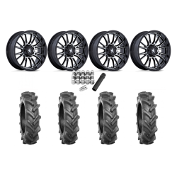 BKT AT 171 38x10-20 Tires on MSA M51 Thunderlips Machined Wheels